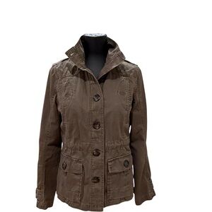 Eddie Bauer Women's Utility Military Chore  Jacket Size S